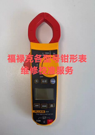 [可开票]福禄克FLUKE钳形万用表维修调校317/319专业精度校准服务