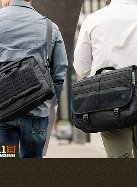 5.11户外战术单肩双肩背包56647 斜挎笔记本电脑邮差包56648帆布