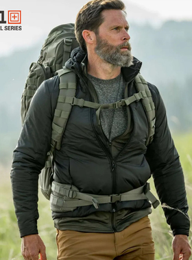 5.11金标P棉探索夹克战术棉服轻量化可收纳连帽保暖夹克外套78057