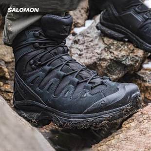 萨洛蒙军版户外登山徒步鞋QUEST 4D FORCES 2 中帮防水防滑作战靴