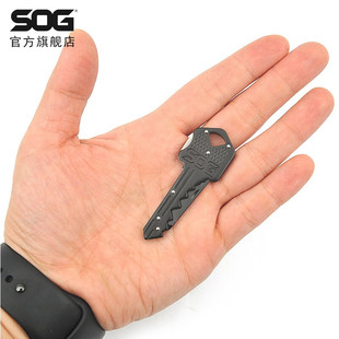 SOG索格 钥匙扣刀KEY户外随身小刀迷你钥匙扣挂件 KEY-101