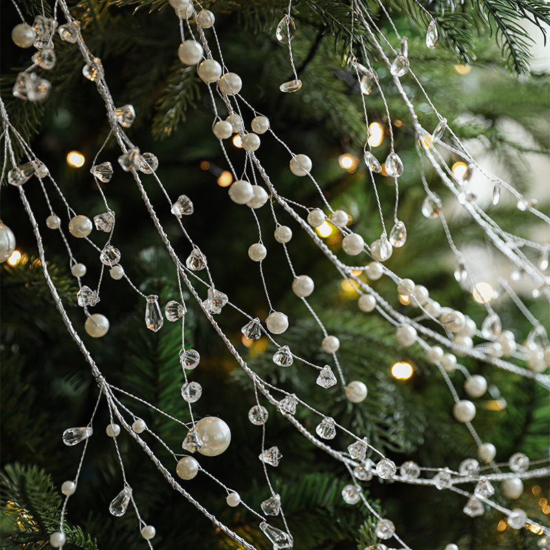 港恒圣诞节装饰品圣诞树挂件挂饰新款仿真树枝装饰摆件场景布置