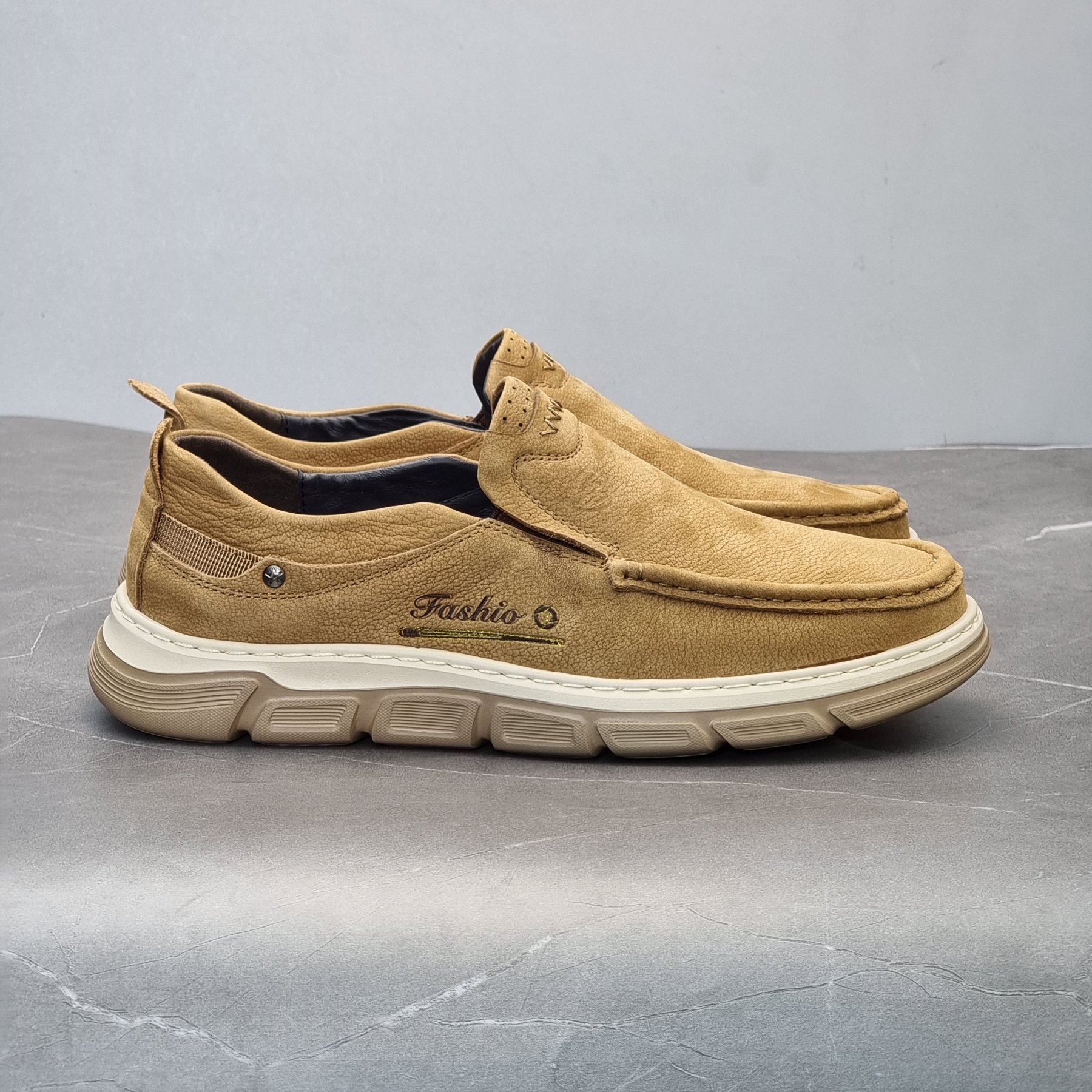 真皮男鞋一脚蹬秋季透气软底轻便套脚乐福豆豆鞋男士鞋子休闲皮鞋,流行男鞋,乐福鞋（豆豆鞋）,淘宝优惠券,粉丝福利购,淘宝优惠卷