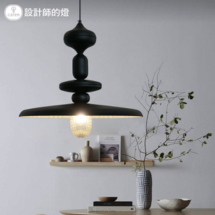 家居照明水晶灯简约低奢餐厅吊灯 饰时尚 原创新款 哑黑后现代艺术装