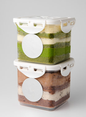 竹寿屋多口味奶油罐子蛋糕组合低甜抹茶柚子茉莉奥巧咸奶油650ml