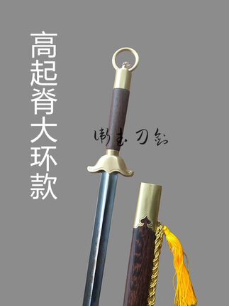龙泉卫武刀剑不锈钢太极剑铜环新款高起脊太极武当硬剑软剑未开刃