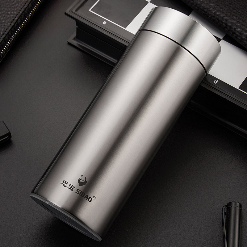 思宝保温杯晨光h真空杯男女通用高颜值不锈钢办公泡茶水杯