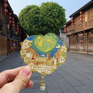 三坊七巷冰箱贴福州城市爱心树旅游文创纪念品伴手礼物金属