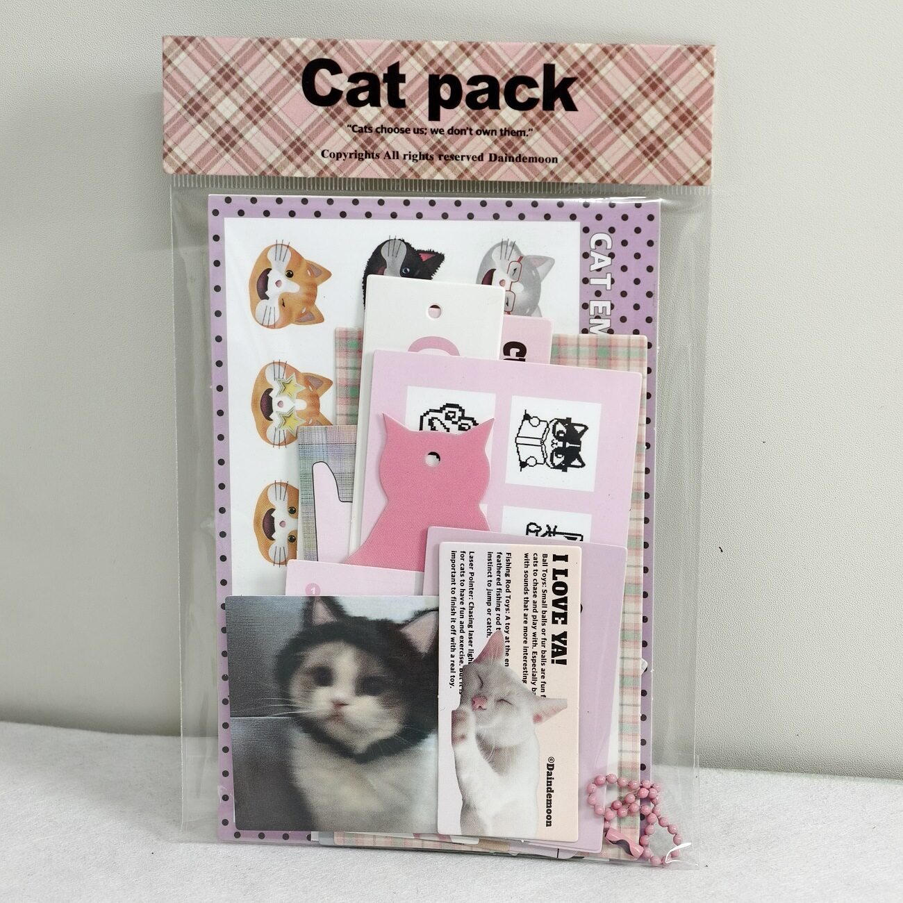 韩国同款ins人气Oab手账素材包拼贴卡片贴纸包手机贴箱包贴