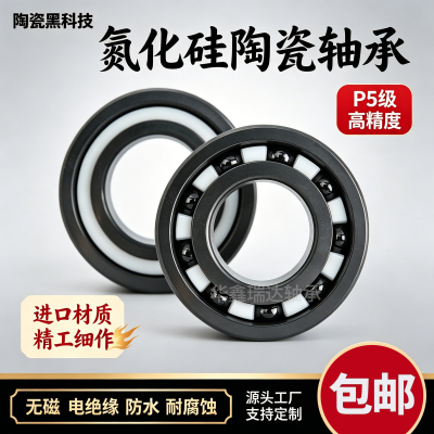 进口高精氮化硅SI3N4全陶瓷无油无磁轴承61809 61810 61811 61812