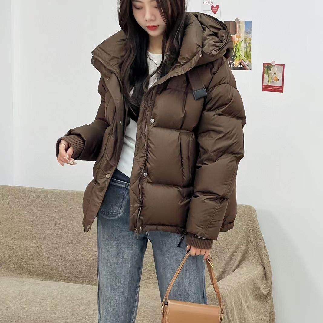 加厚保暖羽绒2024新款面包服时尚