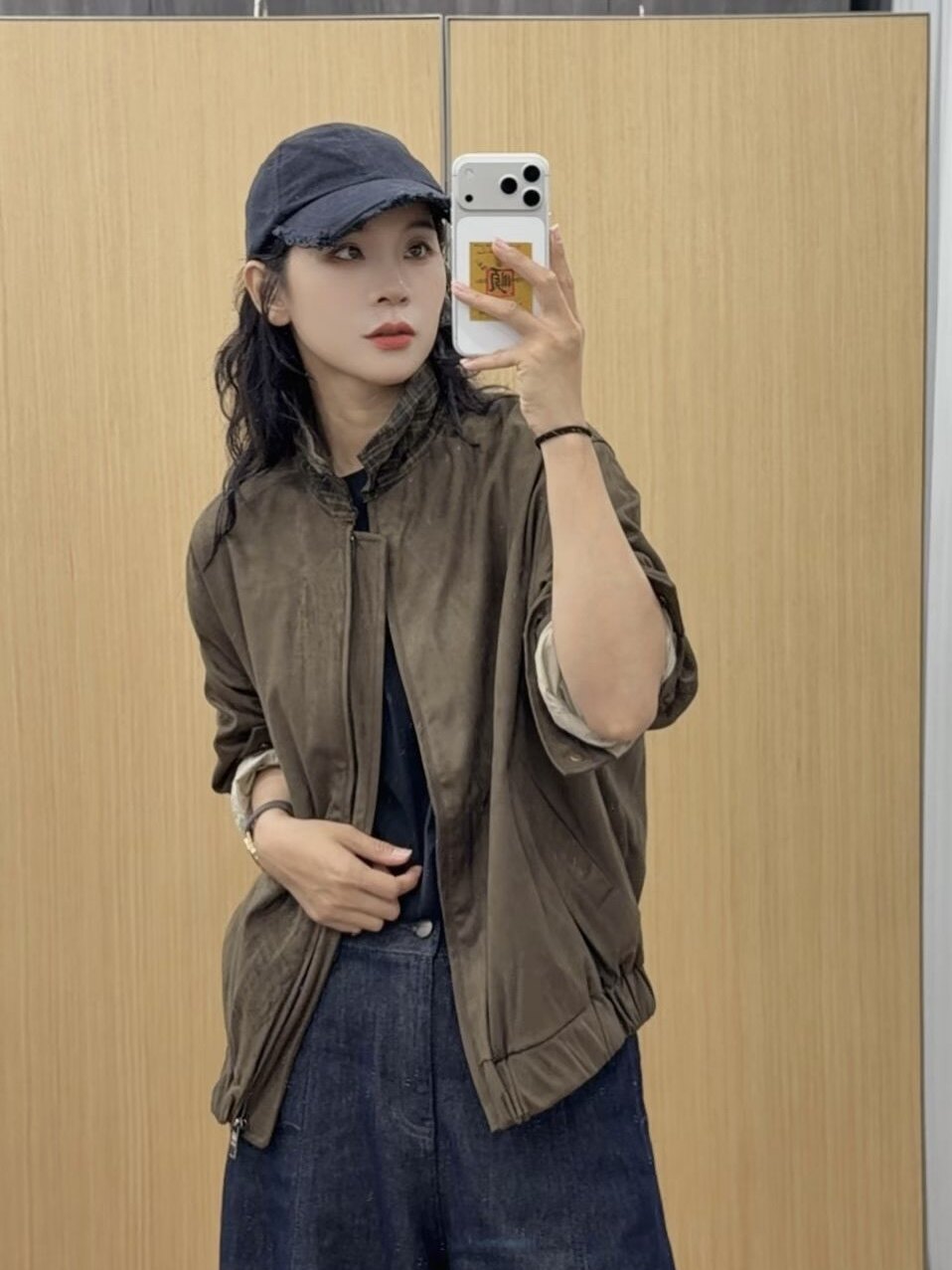 秋季文艺复古丝绒立领短夹克女