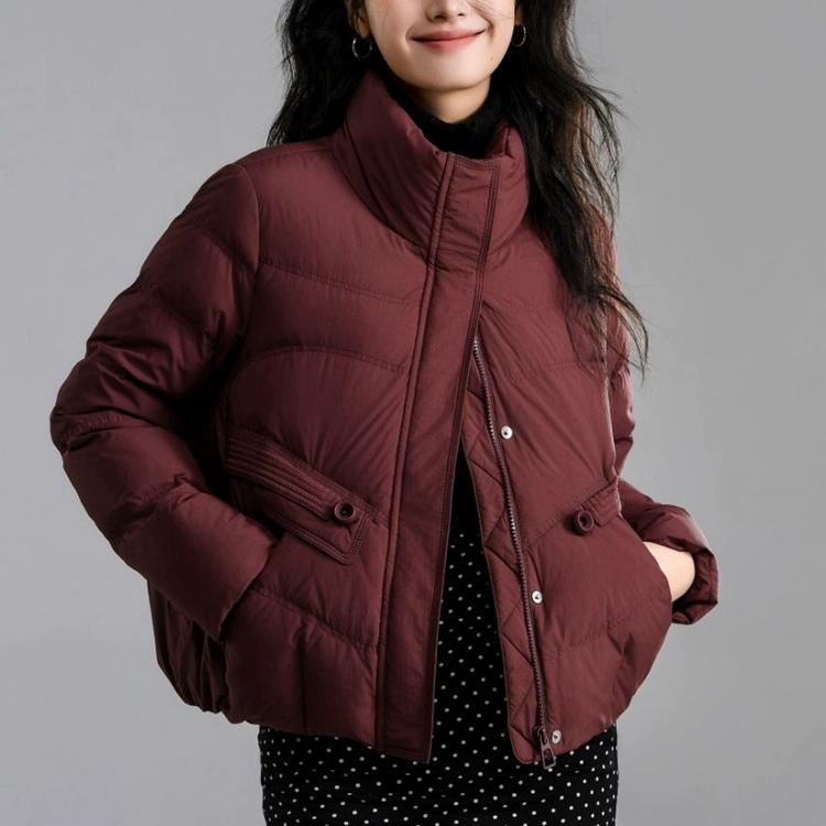 时尚百搭冬季新款立领保暖羽绒服