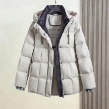 冬季文艺高品质羽绒服女休闲95白鸭绒2025复古加厚泡芙感保暖外套