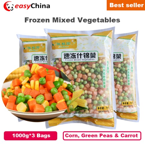 3Kg Frozen Mixed Vegetables Corn, Green Peas & Carrot Mix