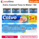 Water Calvo Steak Cans Immersion Oil 80g Tuna Sapin