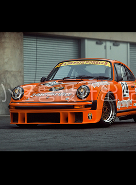 RC 1/10经典Porsche保时捷934 JAGERMEISTER野格竞速遥控拉花贴纸