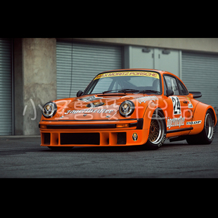 RC 1/10经典Porsche保时捷934 JAGERMEISTER野格竞速遥控拉花贴纸