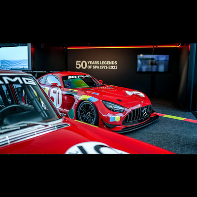 RC1/10梅奔AMG GT3 50周年传奇 “红猪”致敬版竞速涂装像真贴纸