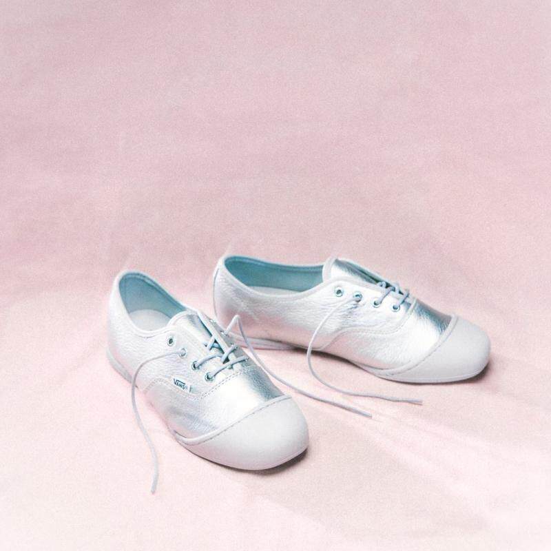 日本代购直邮VANS OTW AUTHENTIC PRIMA皮面薄底复古芭蕾休闲鞋
