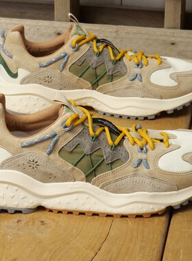 日本代购Flower MOUNTAIN YAMABUSHI Sand Taupe十周年限定运动鞋
