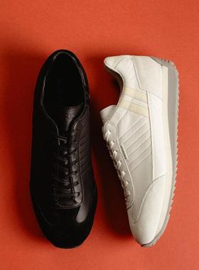 日本制代购直邮PATRICK MARATHON-SH麂皮皮面拼接复古运动鞋