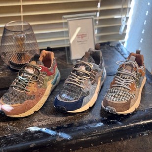 YAMANO3哈里斯花呢编织运动鞋 日本直邮山雾花野FLOWER Mountain