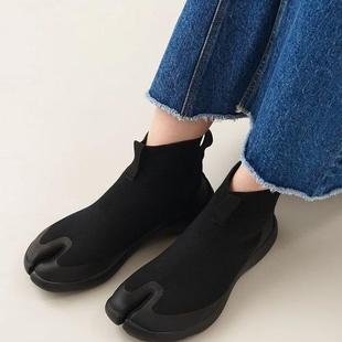 日本代购直邮TABI FOOTWEAR 220 HI高帮一脚蹬分趾鞋女款