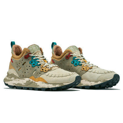 日本代购直邮Flower MOUNTAIN MUSTARD WALNUT Yellow/Teal运动鞋