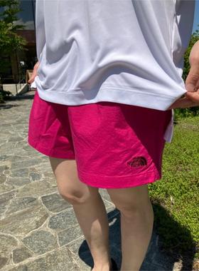 日本代购直邮TNF北面防UV防泼防静电水女子机能运动短裤 NBW42335
