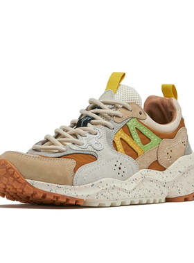 日本代购山雾花野Flower MOUNTAIN SOLIN Brown Gray Beige运动鞋