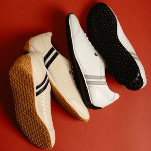 日本制代购直邮PATRICK PAMIR+WHT CAM皮质商务休闲运动鞋