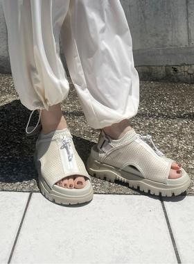 日本代购直邮Shaka COACHELLA EX休闲凉鞋女款拉链舒适百搭付复古