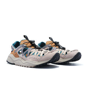 日本代购山雾Flower MOUNTAIN KAZANA Beige/Brown限定镂空运动鞋