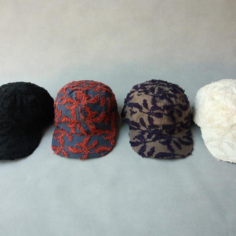 日本制代购直邮Nine Tailor N-1522 / Wabiske Cap棉质手工刺绣帽