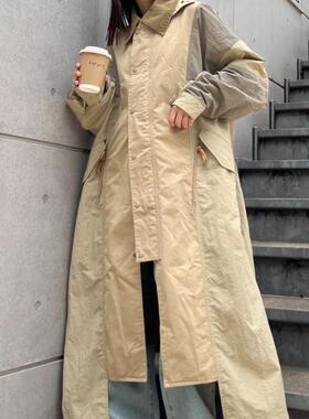 日本代购直邮CIAOPANIC TYPY etsinta拼接百搭休闲女款风衣