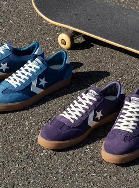 日本代购直邮converse ROADCLASSIC SK OX麂皮帆布拼接板鞋25AW