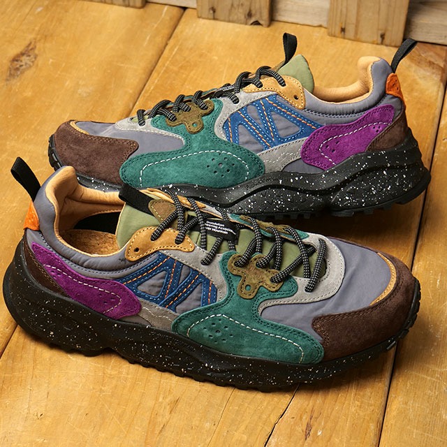 日本代购山雾花野Flower MOUNTAIN SOLIN Dark gray Bottle运动鞋