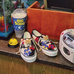 NEEDLEWORK木珠刺绣鞋 日本代购 AUTHENTIC 直邮VANS PREMIUM