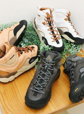 日本代购山雾花野Flower MOUNTAIN BACK COUNTRY HI皮高帮徒步鞋