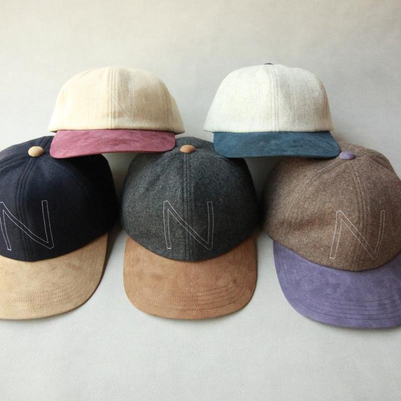 日本制代购直邮Nine Tailor N-1500 / Borage Cap羊毛混纺双色帽