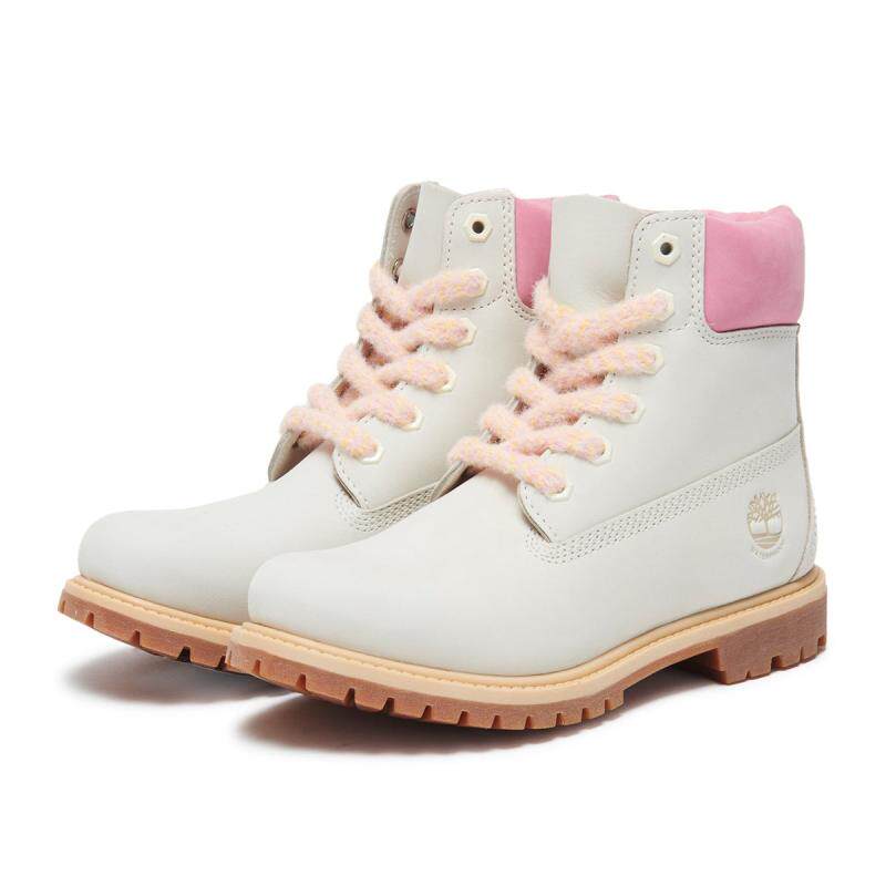 日本代购直邮Timberland 6in Premium Boots W WP少女粉防水皮靴