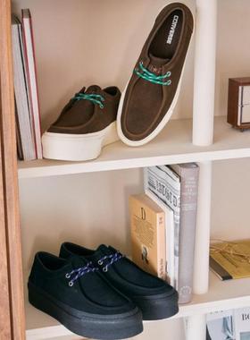 日本代购直邮converse AS LIFTED CREPETAPE MOCCASIN OX厚底鞋