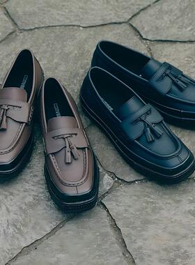 日本代购直邮converse ALL STAR SQUARETOE LOAFER皮质乐福鞋
