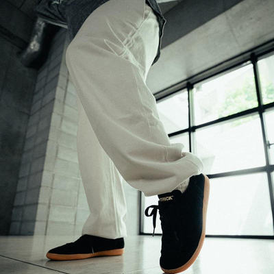 日本制代购直邮PATRICK BERRY-OG BLK翻毛皮休闲商务运动鞋情侣