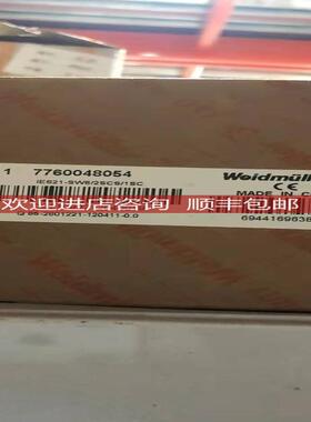 魏德米勒IES21管理型交换机 7760048054 IES21-SW6/2SCS/
