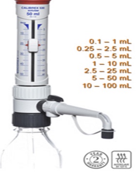 瑞士SCOREX Calibrex 530.100FC瓶口分液器10-100ml 促