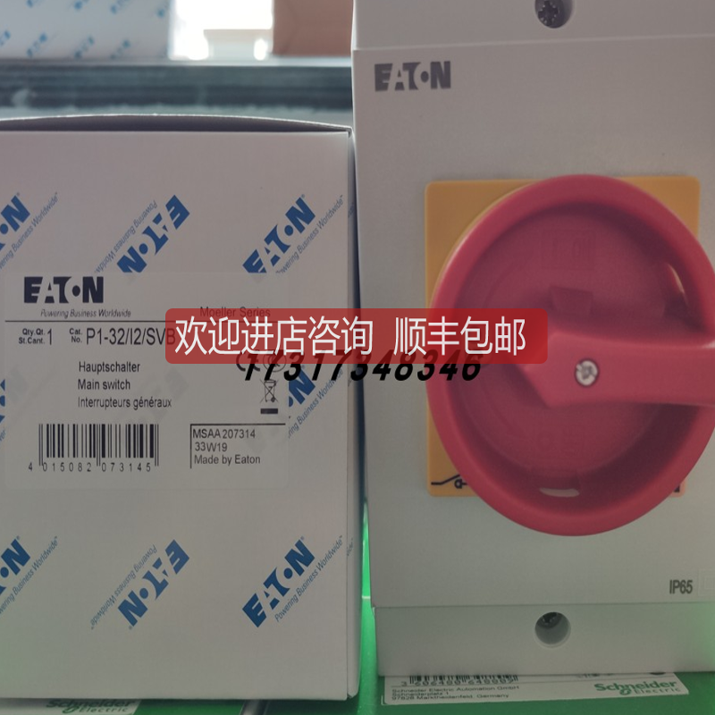 63A隔离开关P3-63/I4/SVB/IP65防护防水盒UL/