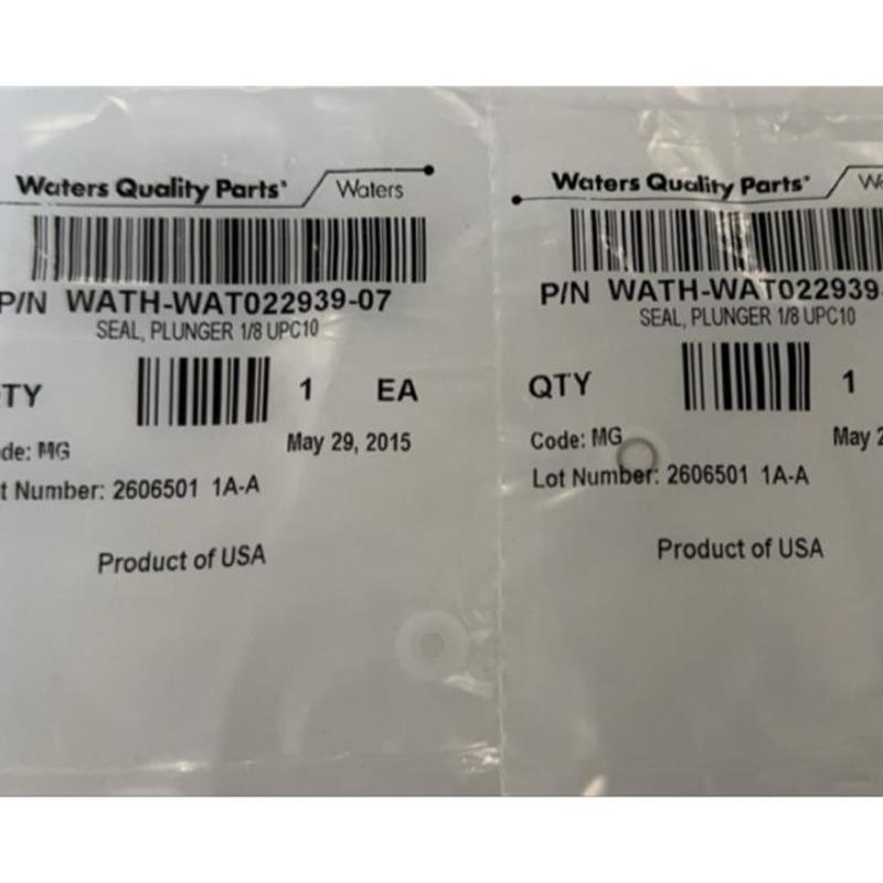 询价Waters柱塞杆密封圈 WAT022939 515 1525泵密封圈WAT026612