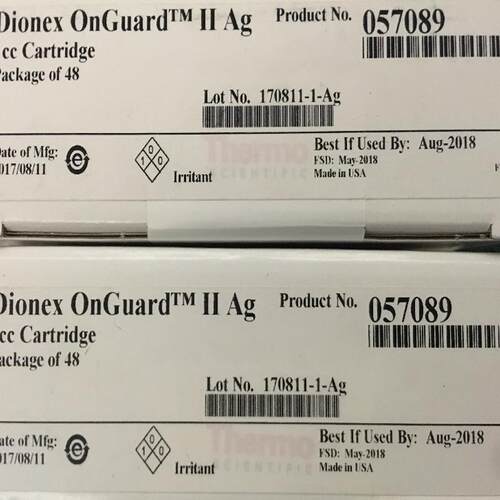 戴安固相萃取小柱057089 Dionex Onguard II Ag 1cc 4/pk